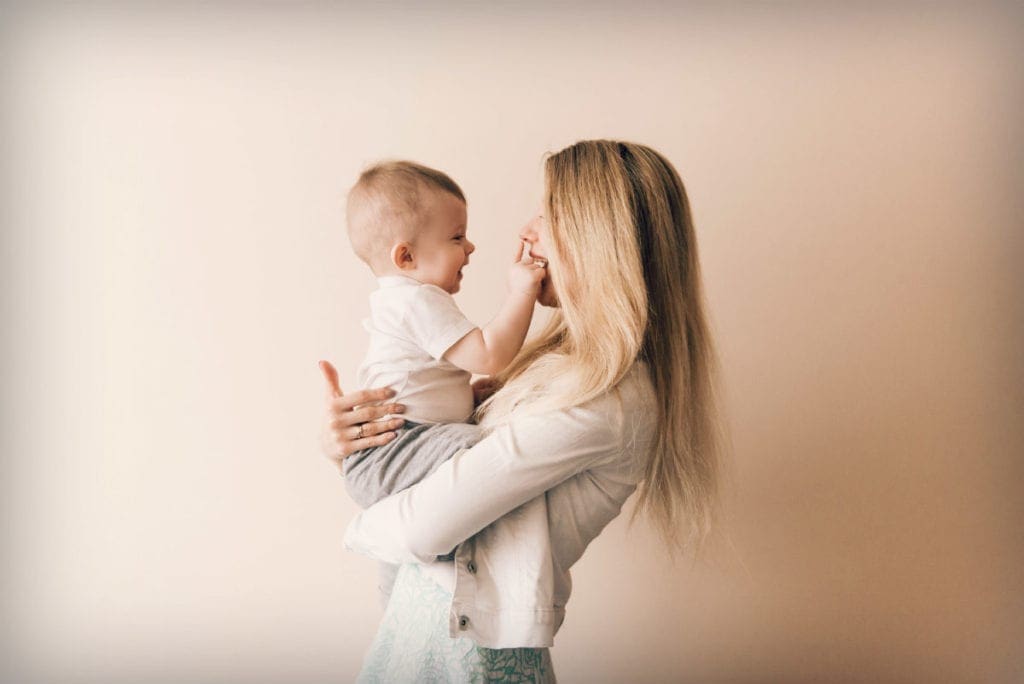 Mother and son