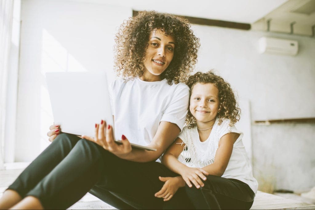 Separated parents in lockdown