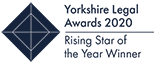 Yorkshire Legal Awards - Rising Star Winner 2020