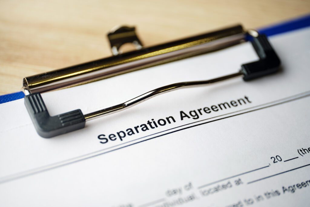 What happens if I'm separated but not divorced?