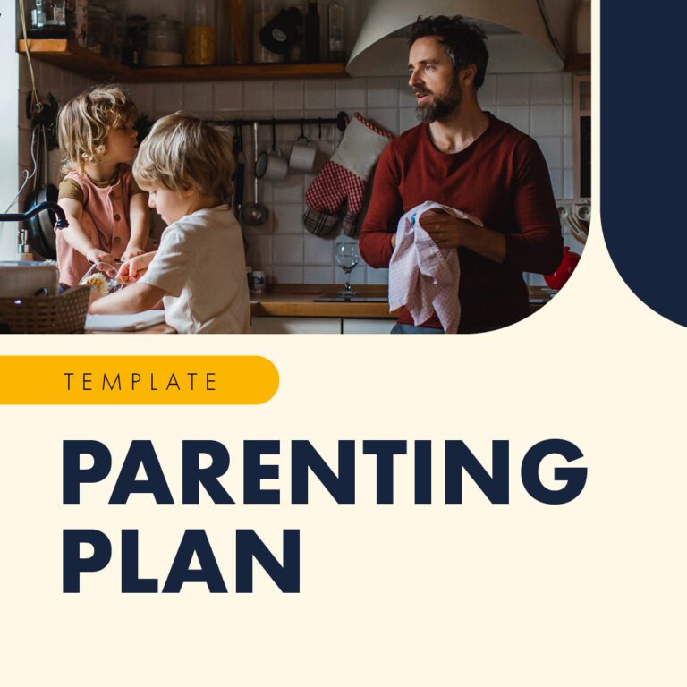 Parenting plan template