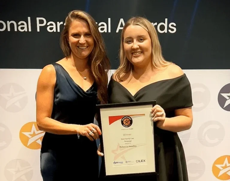 Becka Headley accepts CILEX award