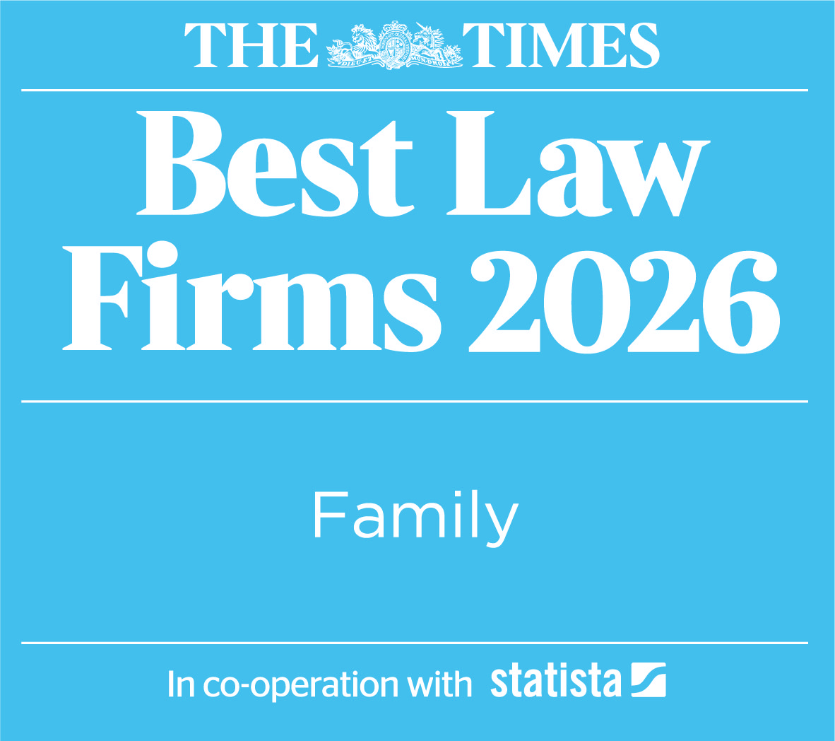 Stowe Family Law is a Times Best Family Law Firm 2026