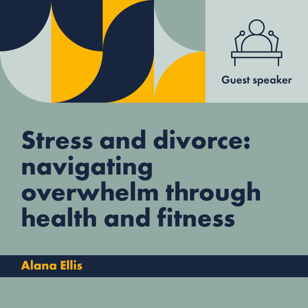 stowe event: stress and divorce with alana ellis